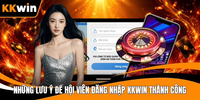 Những lưu ý đề hội viên đăng nhập KKWIN thành công