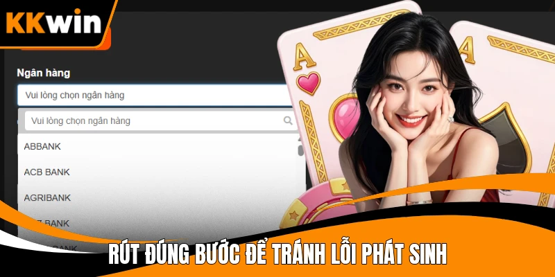 Rút đúng bước để tránh lỗi phát sinh